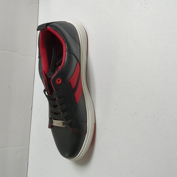 Ecko Unlimited Sneaker Men's Size 9 Black & Red Low Top Athletic Leather Shoes - Picture 4 of 6